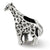 Sterling Silver Giraffe Bead Charm hide-image