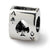 Sterling Silver Ace Card Bead Charm hide-image