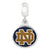 Notre Dame & Lepr Collegiate Enameled Charm Dangle Bead in Sterling Silver