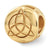 Celtic Trinity Charm Bead in Gold Plated
