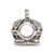 Crown Charm Bead in Sterling Silver