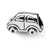 Car Charm Bead in Sterling Silver