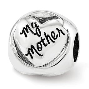 Sterling Silver My Mother My Friend Trilogy Bead Charm hide-image