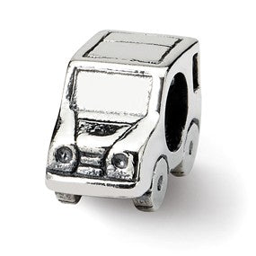 Sterling Silver Car Bead Charm hide-image