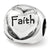 Faith Hope Love Trilogy Charm Bead in Sterling Silver