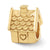 House Charm Bead in Gold Plated