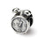 Alarm Clock Charm Bead in Sterling Silver