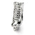 Sterling Silver Ice Skate Bead Charm hide-image