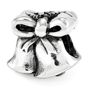 Sterling Silver Christmas Bells Bead Charm hide-image