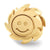 Smiling Sun Charm Bead in Gold Plated