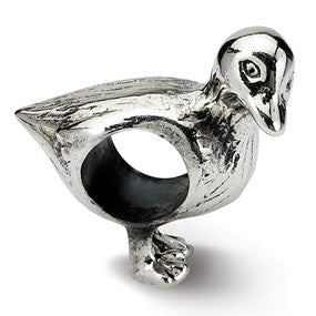 Sterling Silver Duck Bead Charm hide-image