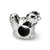 Chicken Charm Bead in Sterling Silver