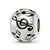 Enameled Musical Notes Charm Bead in Sterling Silver