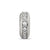 Swarovski Crystal Silicone Gripper Charm Bead in Sterling Silver