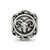 Zodiac Aries Charm Bead in Sterling Silver
