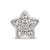 Crystals From Swarovski Star Charm Bead in Sterling Silver