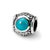 Turquoise Charm Bead in Sterling Silver