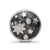 Enamel CZ Galaxy Charm Bead in Sterling Silver