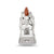 Rhod-Pl Crystals From Swarovski Enamel Rocking Horse Charm Bead in Sterling Silver
