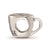 Enamel I Heart Coffee Mug Charm Bead in Sterling Silver