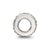 CZ Antiqued Swirl Design Charm Bead in Sterling Silver