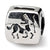 Sterling Silver Sagittarius Zodiac Antiqued Bead Charm hide-image
