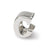 Letter C Charm Bead in Sterling Silver