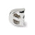 Letter G Charm Bead in Sterling Silver