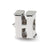 Letter H Charm Bead in Sterling Silver
