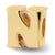 Letter N Charm Bead in Gold Plated