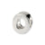 Letter O Charm Bead in Sterling Silver