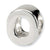 Sterling Silver Letter O Bead Charm hide-image