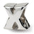 Sterling Silver Letter X Bead Charm hide-image