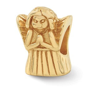 Gold Plated Praying Angel Bead Charm hide-image