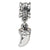 Sterling Silver Tiger Claw Dangle Bead Charm hide-image