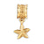 Starfish Charm Dangle Bead in Gold Plated