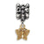 Butterfly Charm Dangle Bead in Sterling Silver & Gold Plated