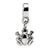 Frog Charm Dangle Bead in Sterling Silver