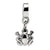 Sterling Silver Frog Dangle Bead Charm hide-image