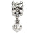 Anchor Charm Dangle Bead in Sterling Silver