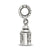 Angel Ash Charm Dangle Bead in Sterling Silver