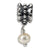 Freshwater Cultured Pearl Charm Dangle Bead in Sterling Silver