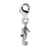Seahorse Click-on Charm in Sterling Silver