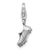 Sports Shoe Click-on Charm in Sterling Silver