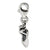 Sterling Silver Ballet Slipper Click-on for Bead Charm hide-image
