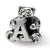 Sterling Silver Kids Letter A Bead Charm hide-image