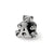 Kids Letter A Charm Bead in Sterling Silver