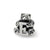 Kids Letter E Charm Bead in Sterling Silver