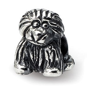 Sterling Silver Kids Puppy Bead Charm hide-image