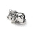 Kids Hippo Charm Bead in Sterling Silver